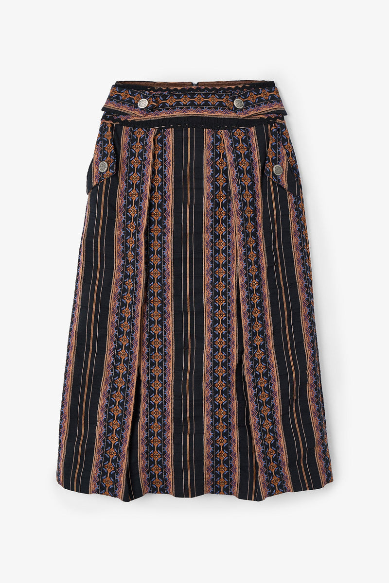 Jupe Autriche Grecques Noir