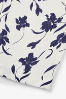 Jupe Droit Orchidée Marine
