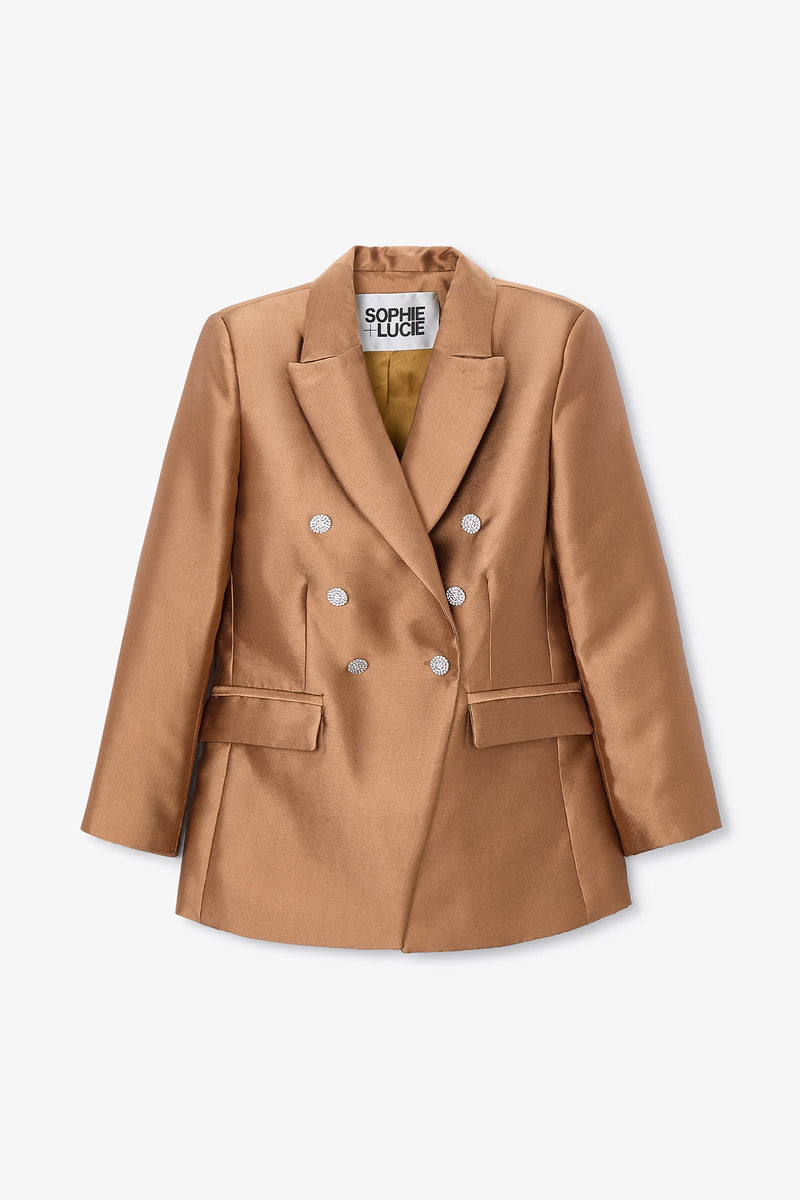 Blazer Joya Dupion Terre