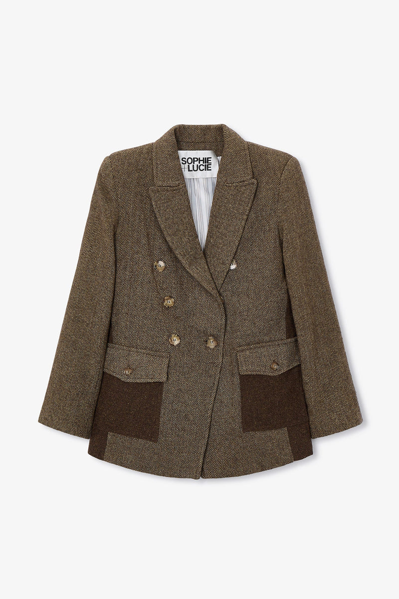 Blazer Trujillo Espiga Kaki