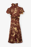 Robe Épaule Positionné Marron