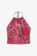 Top Cindy Bandana Rouge