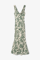 Robe Idra Feuilles Vert