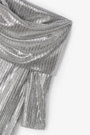 Robe Gilda Maille Argenté
