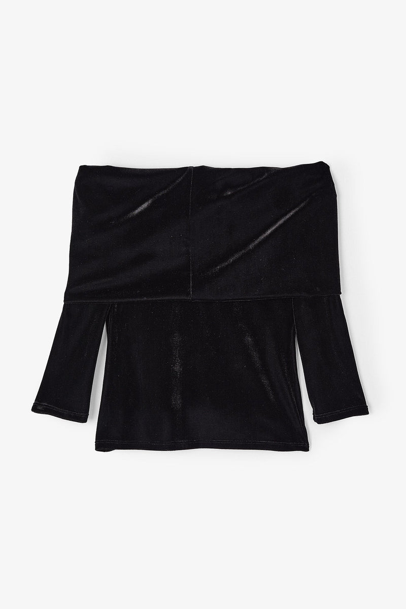 Top Giorgia Velours Noir