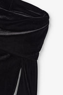 Top Giorgia Velours Noir