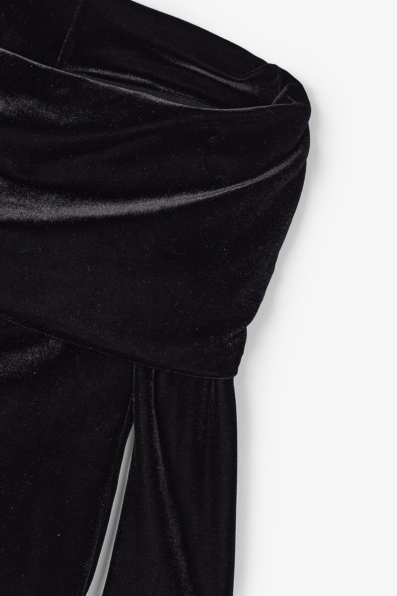 Top Giorgia Velours Noir