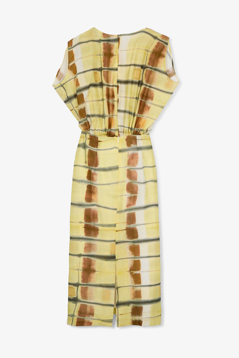 Robe Italien Batik Jaune