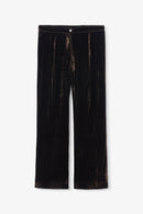 Pantalon Seventies Velours Marron