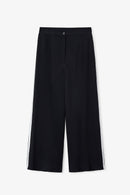 Pantalon Biais Crêpe Noir