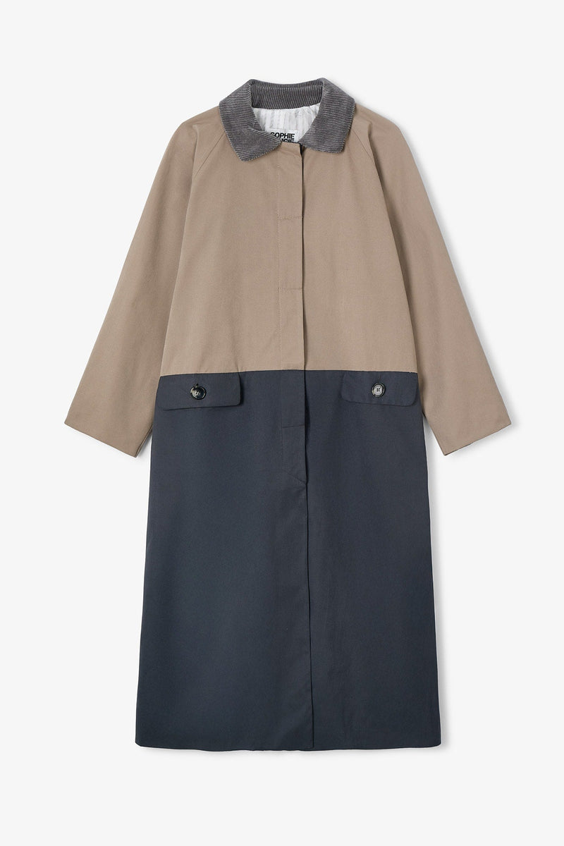 Trench Duo Trench Bicolore