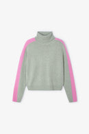 Pull Ligne Maille Turquoise