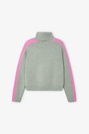 Pull Ligne Maille Turquoise