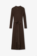 Robe Alejandra Maille Marron