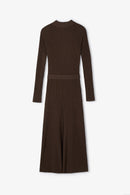 Robe Alejandra Maille Marron