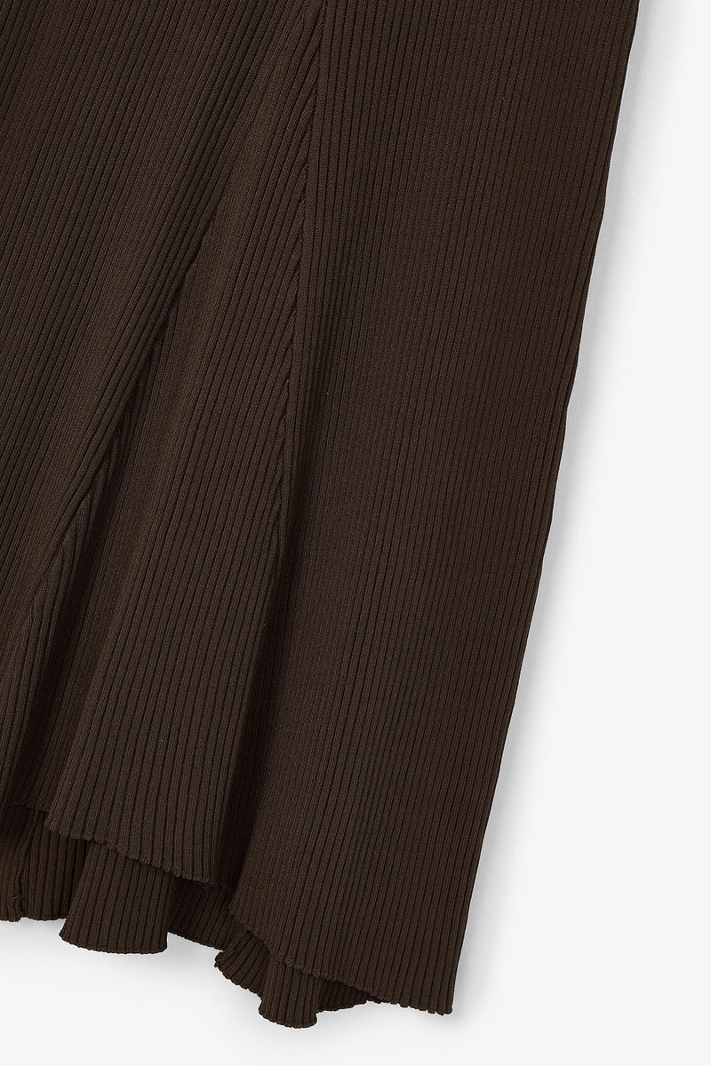 Robe Alejandra Maille Marron