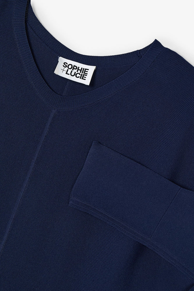 Robe Lucia Maille Marine
