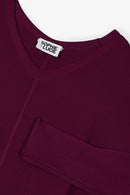 Robe Lucia Maille Bordeaux