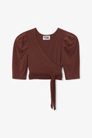 Top Corina Maille Marron