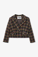 Veste Spencer Carreaux Violet
