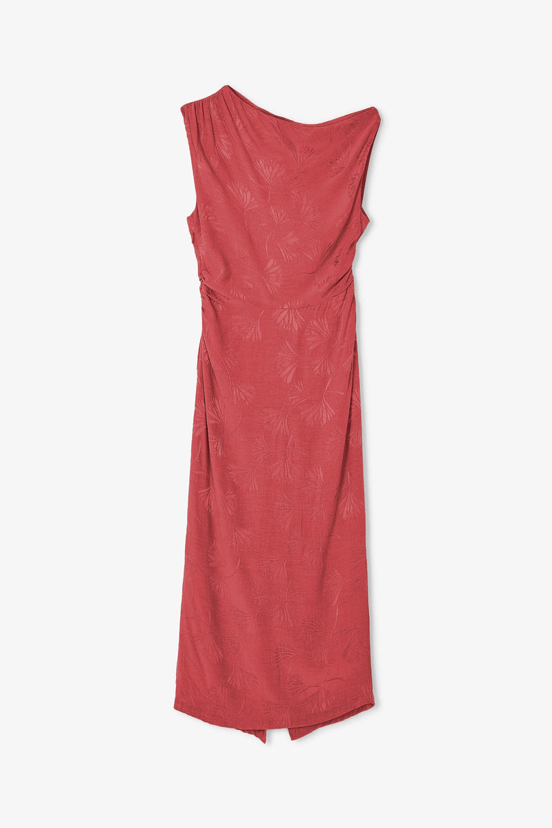 Robe Sanon Palmes Sienne