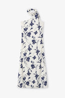 Robe Dos Nu Orchidée Marine