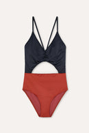 Maillot De Bain Triangle Bicolore