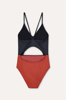 Maillot De Bain Triangle Bicolore