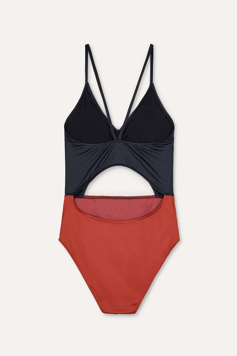 Maillot De Bain Triangle Bicolore