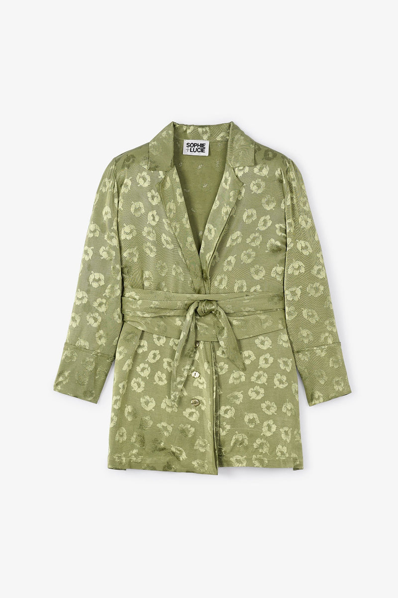 Veste Lion Jacquard Beztas Olive