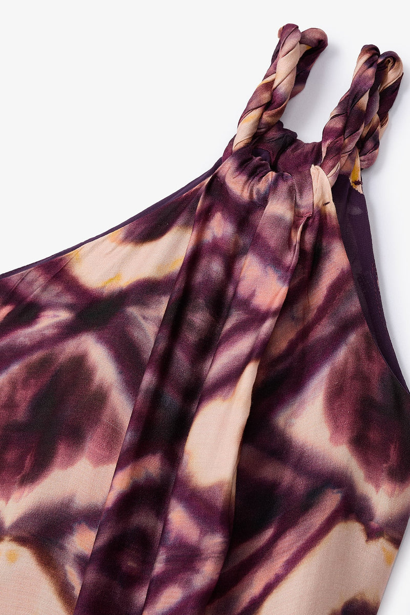 Robe Paola Tie & Dye Violet