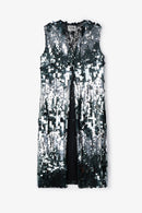 Gilet Sequins Fumée