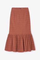 Jupe Indienne Tweed Camel