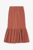 Jupe Indienne Tweed Camel