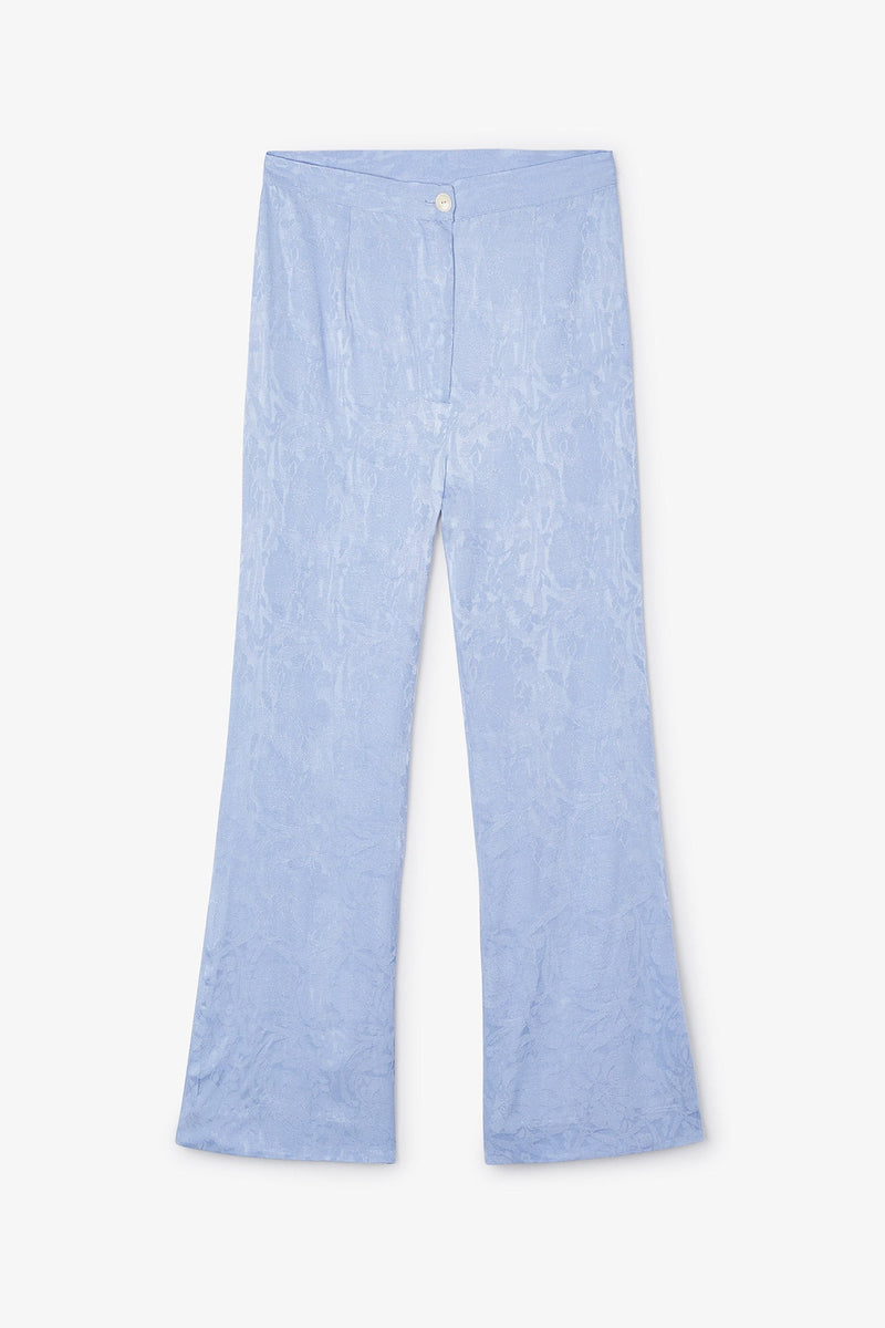 Pantalon Sixties Jacquard Rétro Indigo