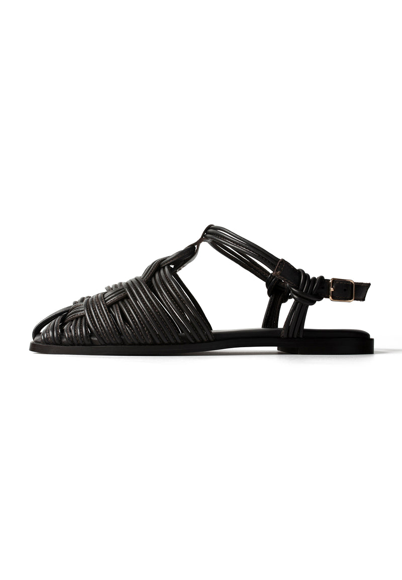 Chaussures Plates Love Like Early June  - Darkbrown