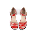 Sandales Love Sandals - Blanc/Rouge