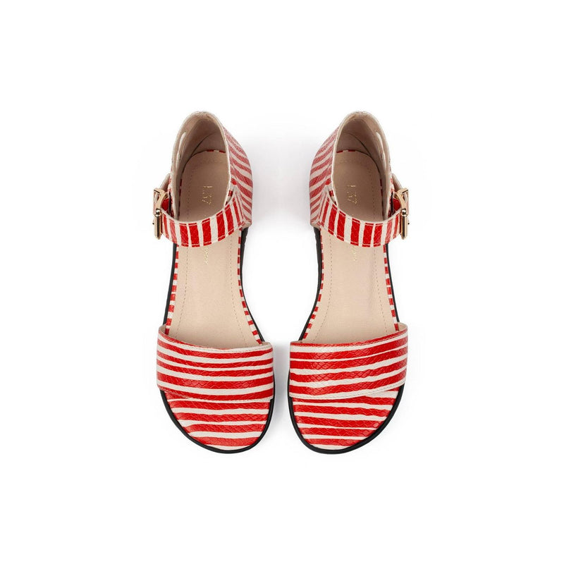 Sandales Love Sandals - Blanc/Rouge