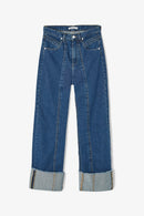 Jean 90'S Sergé Bleu