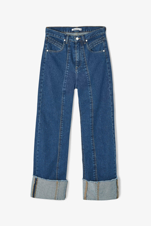 Jean 90'S Sergé Bleu