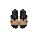 Sandales Ouvertes Not My Problem - Noir Et Marron