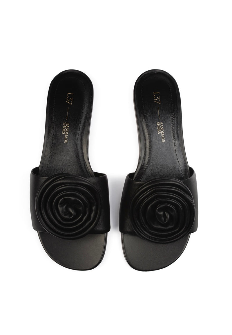 On Cloud Nine Mules - Black