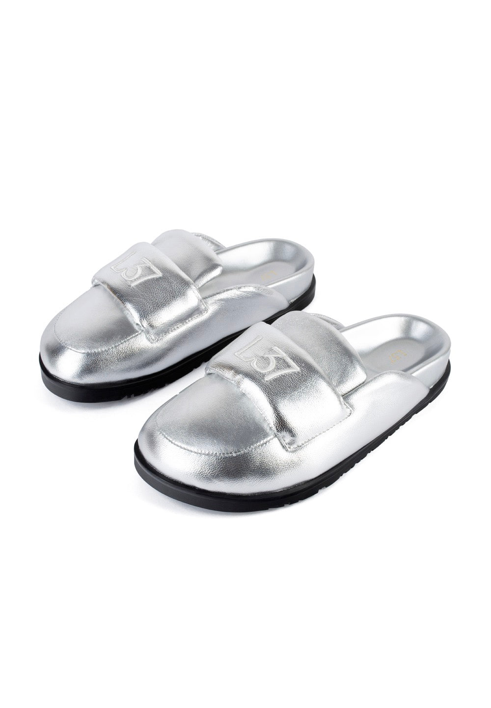 Ready Or Not Mules - Silver