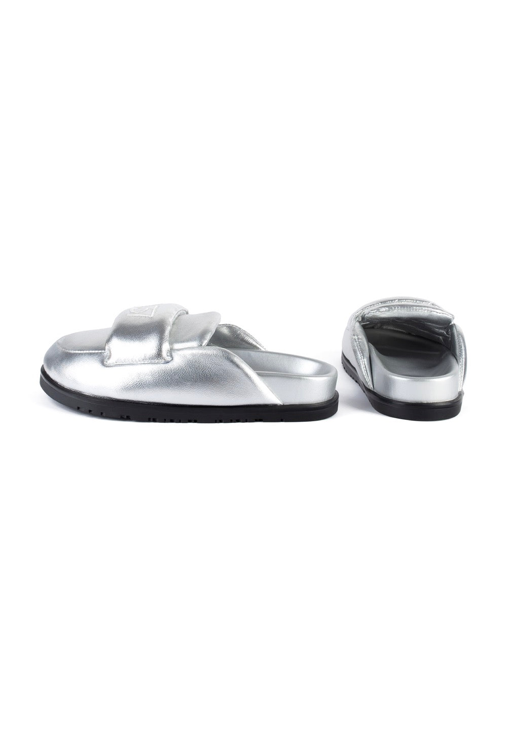 Ready Or Not Mules - Silver