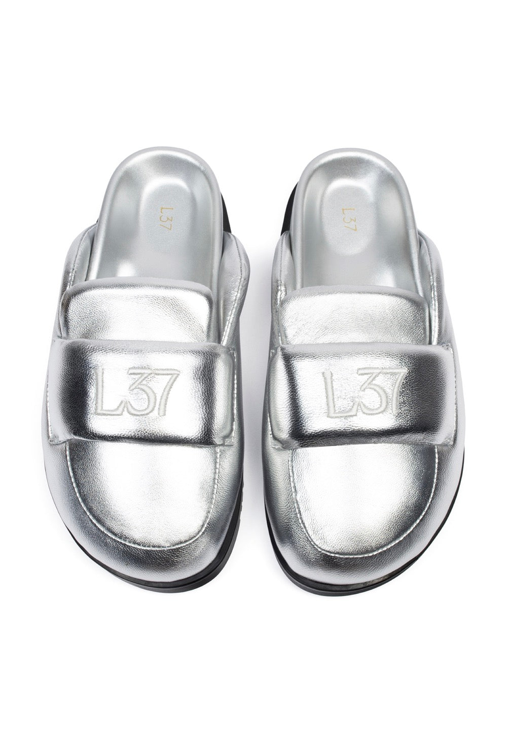 Ready Or Not Mules - Silver