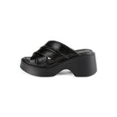 Sandales Ouvertes Room For Two - Noir