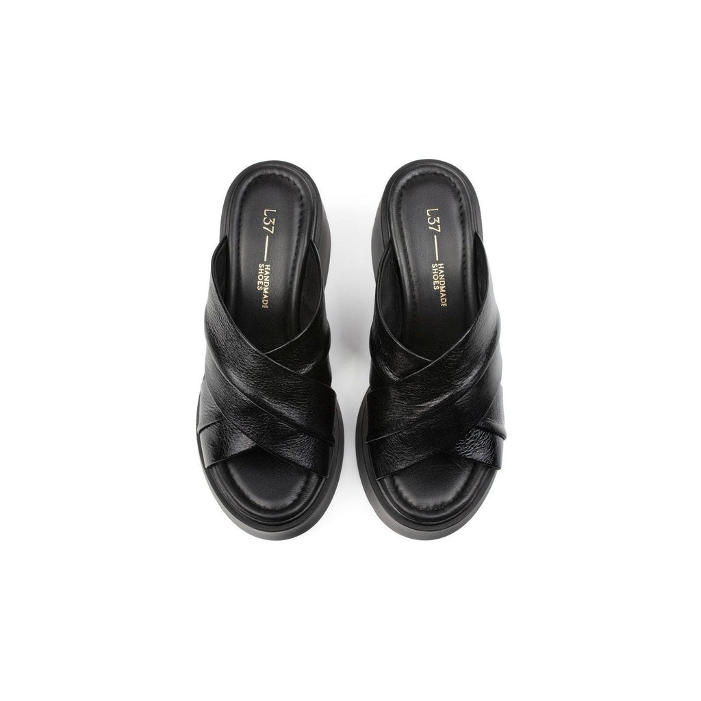 Sandales Ouvertes Room For Two - Noir