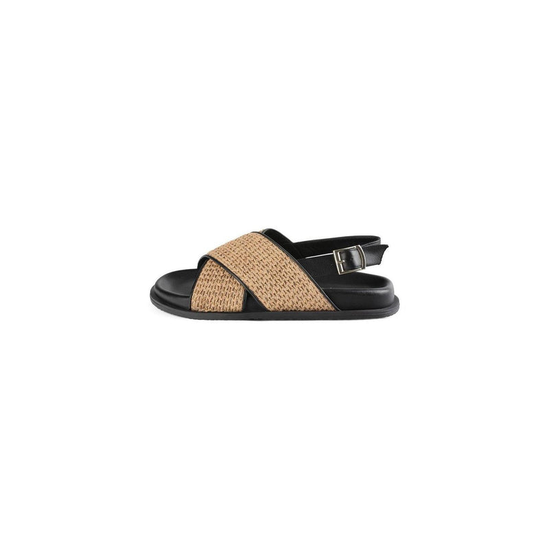 Sandales « Staring At The Sun » - Noir Et Marron