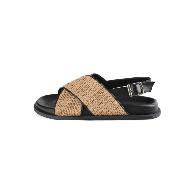 Sandales « Staring At The Sun » - Noir Et Marron