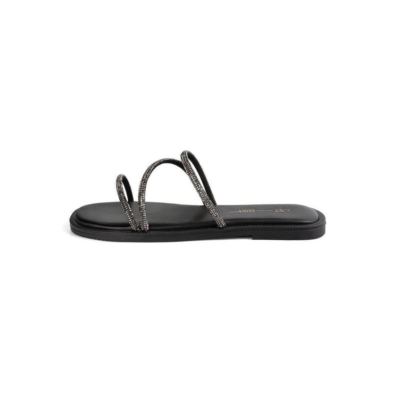 Sandales Ouvertes Silver Slumber - Noir